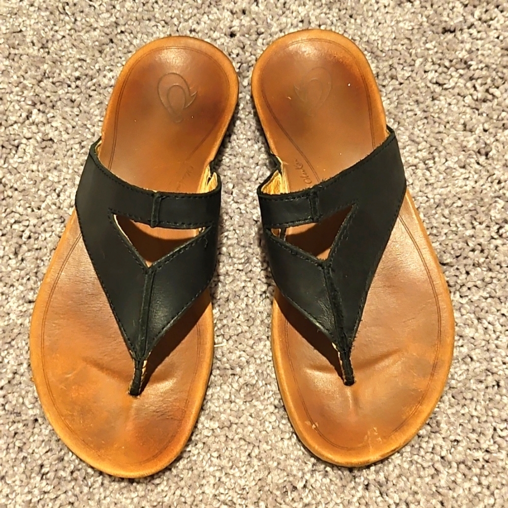 OluKai Leather Sandals
